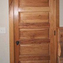 Craftsman 5 panel door in hickory