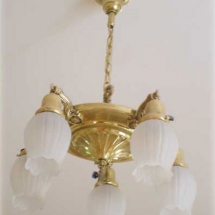 The Dragonfly House bedroom light fixture