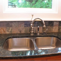 The Dragonfly House kitchen sink