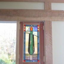 The Dragonfly House sidelights