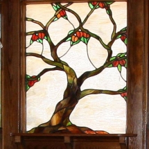 The Horsehead House dining room stained glass