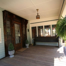 The Horsehead House front porch