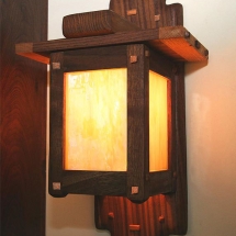 The Horsehead House kitchen sconces