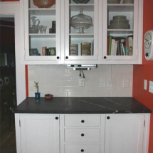 The Maple Leaf House kitchen cabinets
