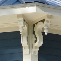 The Octagon House corbels