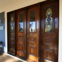 The Octagon House entryway doors