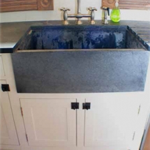 The Octagon House soapstone sink