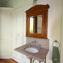 The Octagon House master bath sink