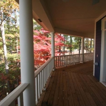 The Octagon House porch deck