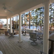 The Octagon House porch deck