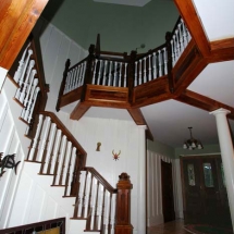 The Octagon House stairway